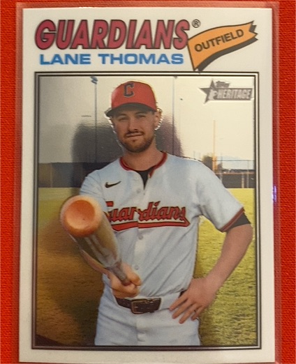 2026 Topps Heritage #285 Lane Thomas — front