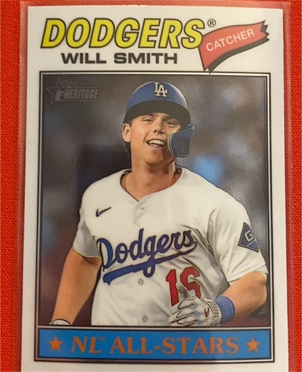 2026 Topps Heritage #282 Will Smith Chrome Los Angeles Dodgers — front