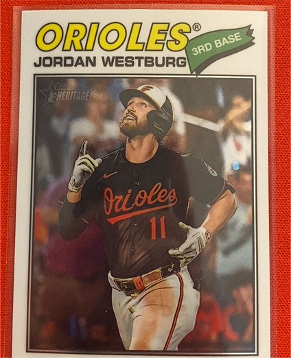 2026 Topps Heritage #184 Jordan Westburg — front