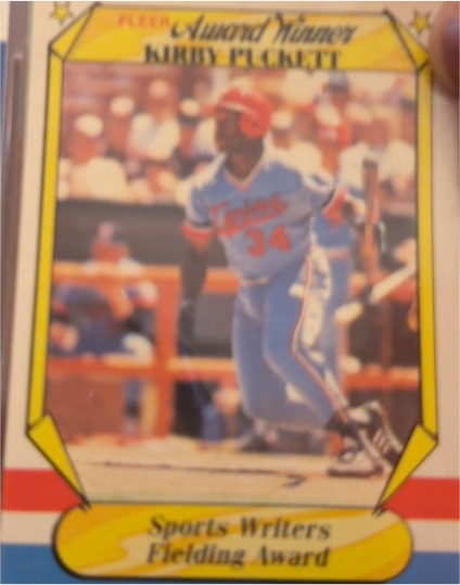 1987 Fleer Award Winners #30 Kirby Puckett — front