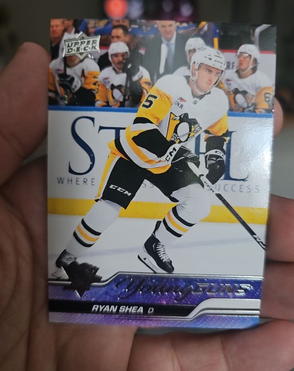 2023-24 Upper Deck #489 Ryan Shea Young Guns — front