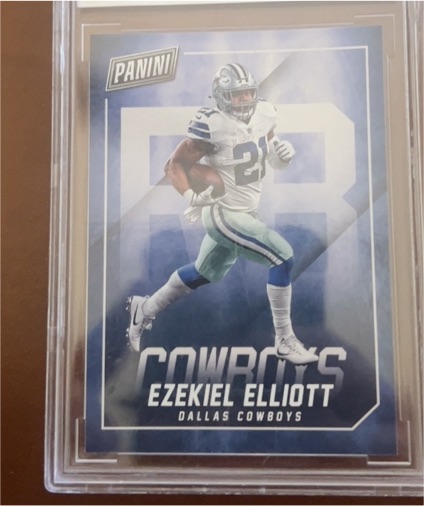 2018 Panini MJH Exclusive #12 Ezekiel Elliott Dallas Cowboys — front