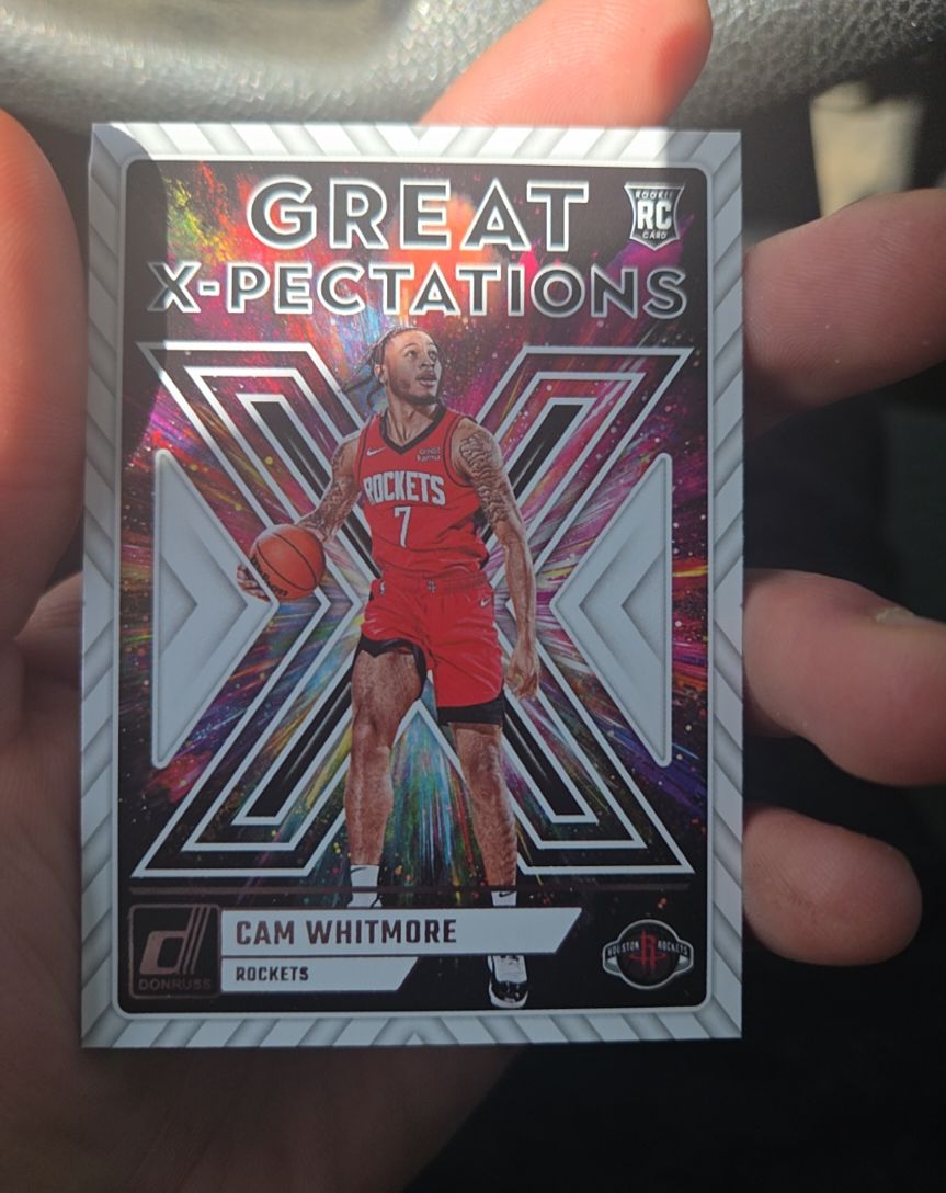 2023 Panini Donruss #3 Cam Whitmore GREAT X-PECTATIONS RC Houston Rockets — front