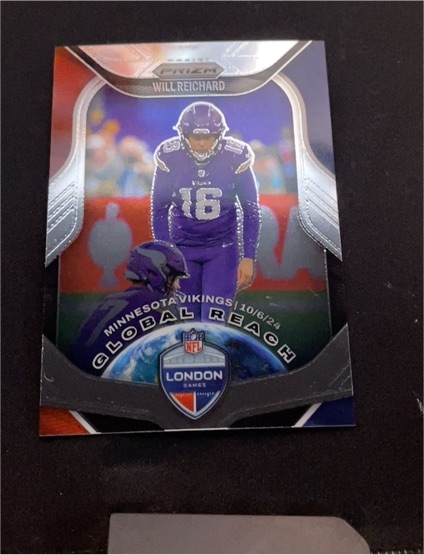 2025 Panini Prizm #4 Will Reichard Global Reach — front