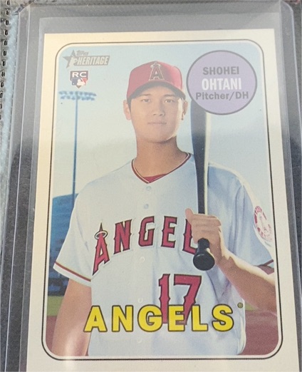 2018 Topps Heritage #600 Shohei Ohtani — front