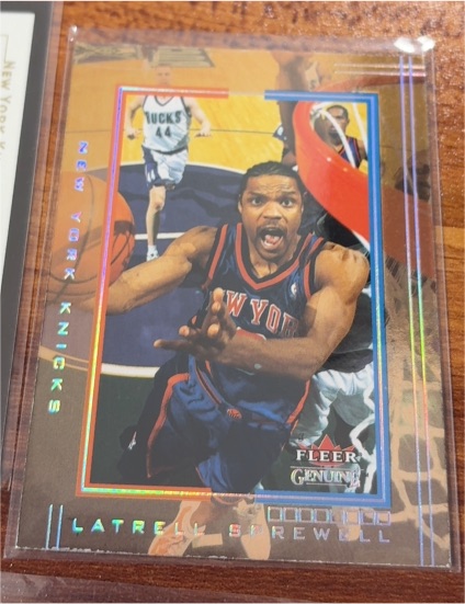 2001-02 Fleer Genuine #55 Latrell Sprewell — front