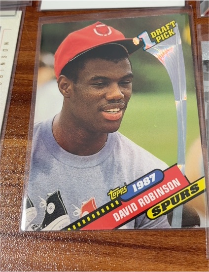 1992-93 Topps Archives #7 David Robinson #1 Draft Pick San Antonio Spurs — front