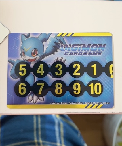 Digimon Card Game Memory Gauge Veemon — front