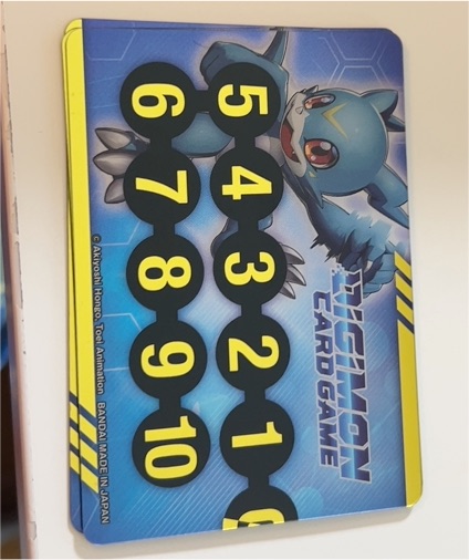 Digimon Card Game Memory Gauge — front