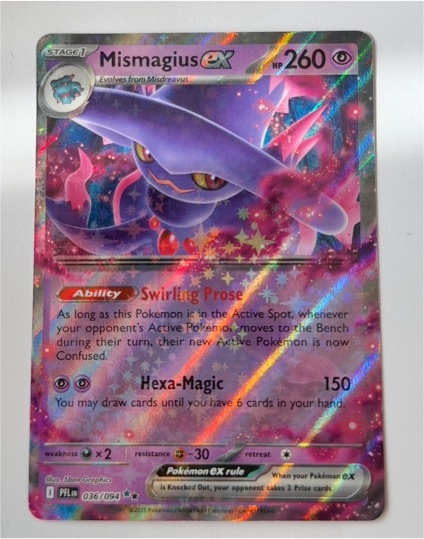 2022 Pokémon ME02 #036 Mismagius ex — front