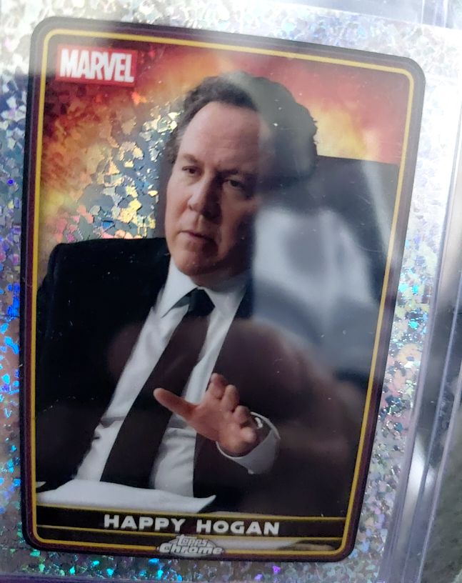 2025 Topps Chrome Deadpool Mini Diamond #29 Happy Hogan — front