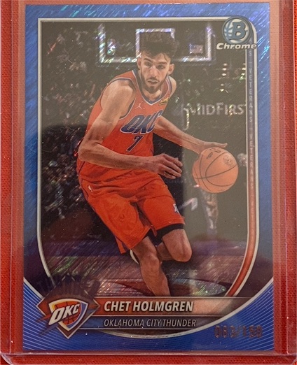 2025 Bowman Chrome #BCV-108 Chet Holmgren — front