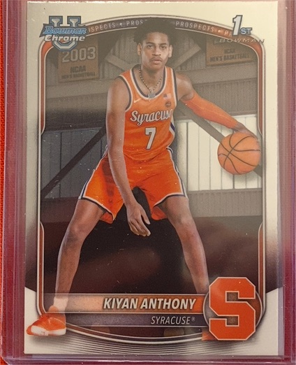 2025 Bowman Chrome #BCP-4 Kiyan Anthony — front