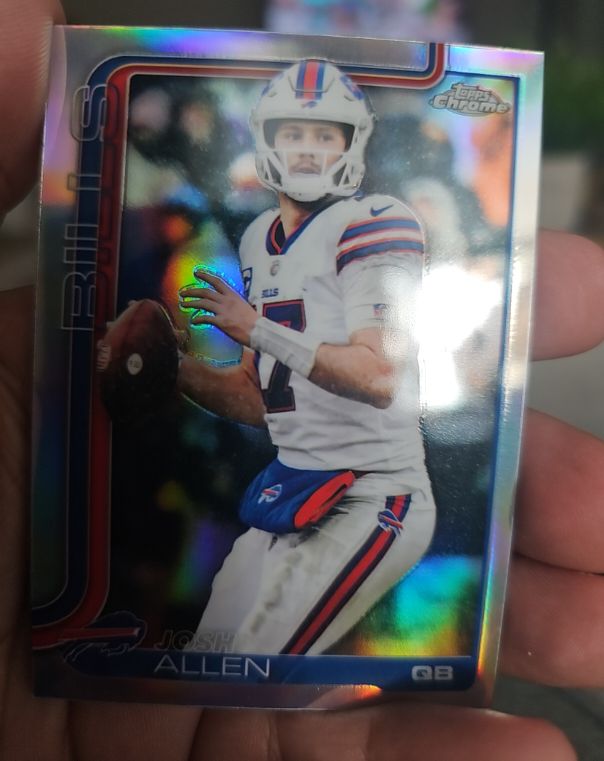 2025 Topps Chrome #34 Josh Allen — front