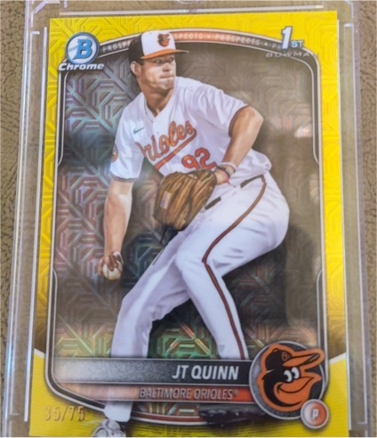 2025 Bowman Draft Chrome #BDC-85 JT Quinn — front