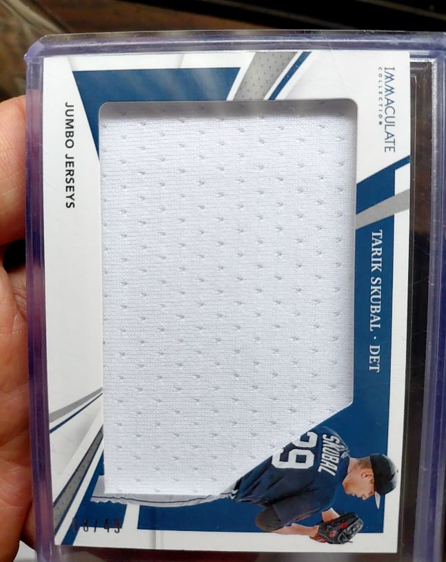 2021 Panini Immaculate Jumbo Jerseys Tarik Skubal — front