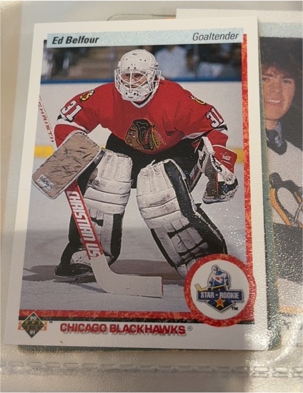 1990-91 Upper Deck #55 Ed Belfour — front