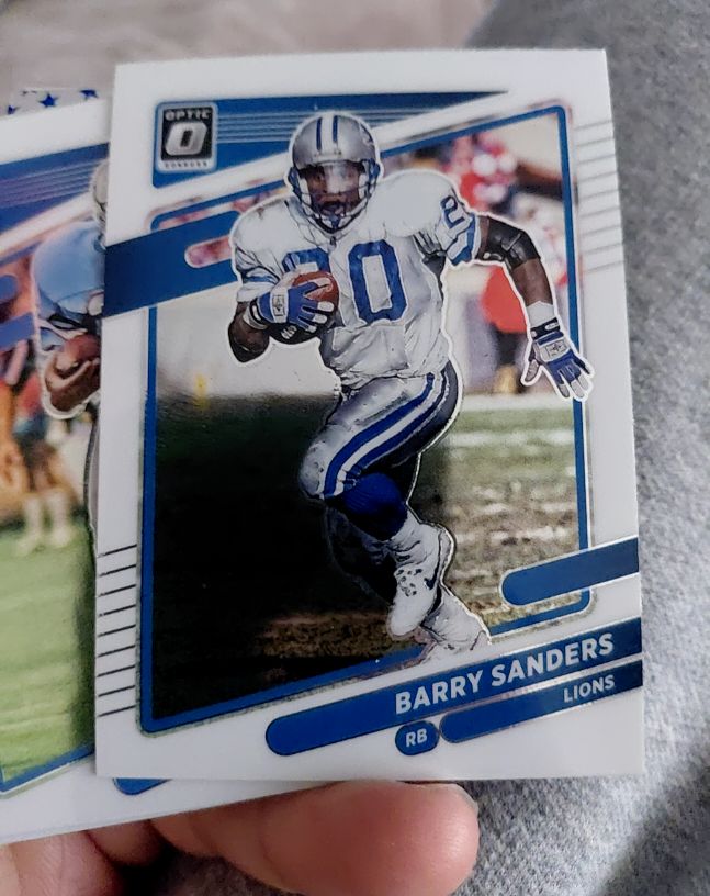 2021 Panini Donruss Optic #87 Barry Sanders — front