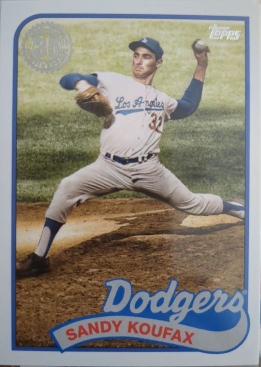2024 Topps Update 35th Anniversary #89US-33 Sandy Koufax — front