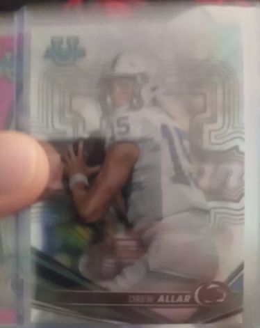 2022 Bowman Best University #80 Drew Allar — front