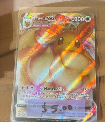 2021 Pokémon SWSH087 Eevee VMAX — front