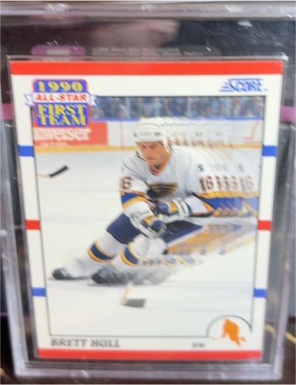 1990-91 Score #317 Brett Hull — front