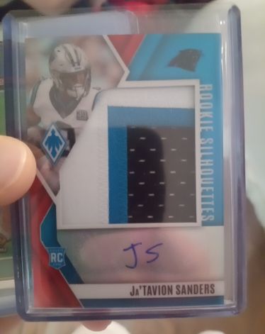 2024 Panini Phoenix #RS-JSS Ja'Tavion Sanders Rookie Silhouettes — front