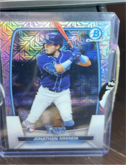 2023 Bowman Chrome #28 Jonathan Aranda — front
