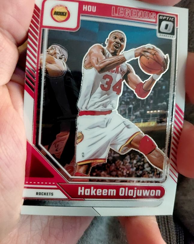 2024-25 Donruss Optic #249 Hakeem Olajuwon — front