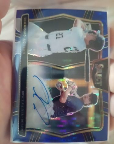 2025 Panini Select Diamond Action #DAS-BR Bryce Rainer — front