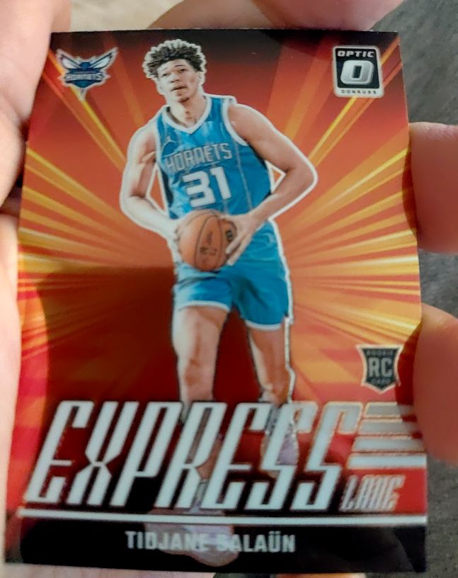 2024-25 Panini Donruss Optic #8 Tidjane Salaun Express Lane — front
