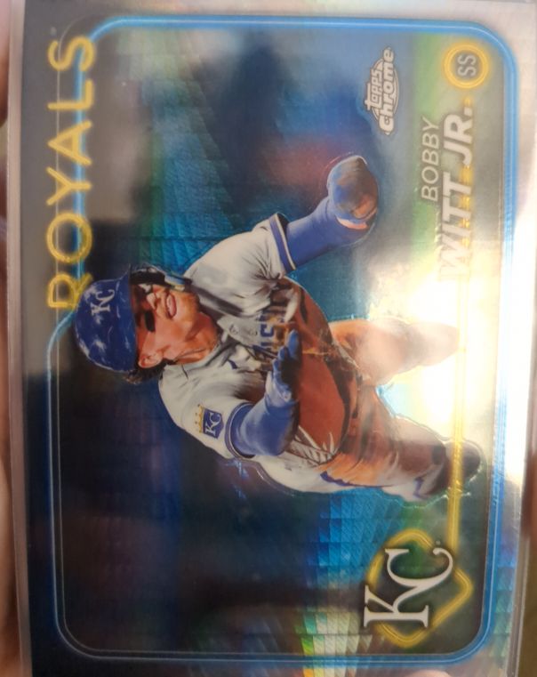 2024 Topps Chrome #120 Bobby Witt Jr. — front