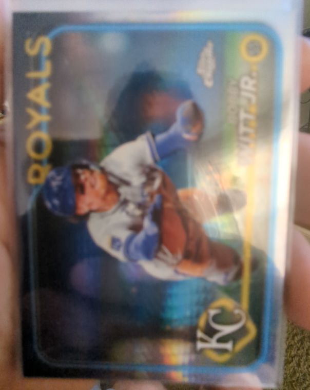 2024 Topps Chrome #120 Bobby Witt Jr. — front