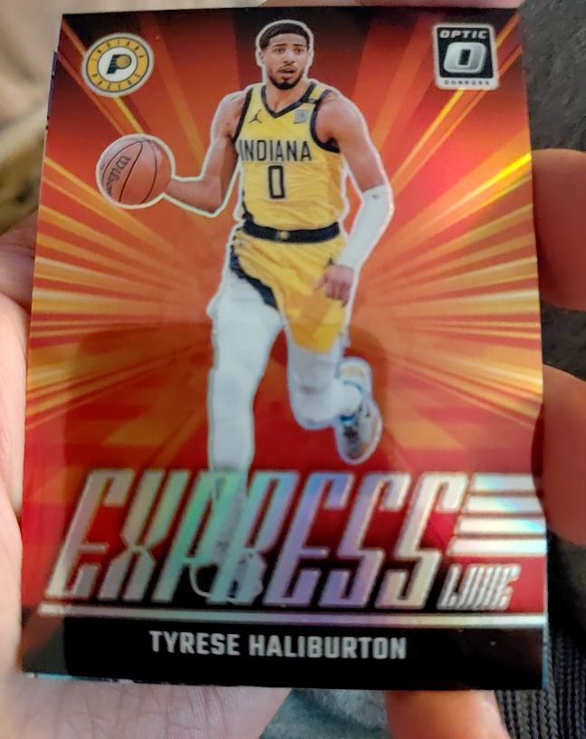 2024-25 Panini Donruss Optic #25 Tyrese Haliburton Express Lane — front
