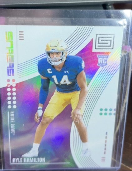 2022 Panini Chronicles Draft Picks Status #4 Kyle Hamilton — front