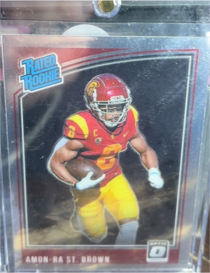 2021 Panini Donruss Optic #224 Amon-Ra St. Brown — front