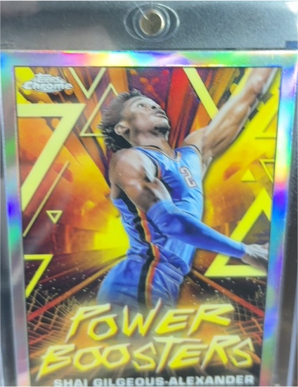 2024 Topps Chrome #PB-13 Shai Gilgeous-Alexander Power Boosters — front