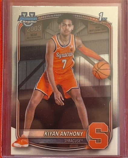 2025-26 Bowman Chrome #BCP-4 Kiyan Anthony — front
