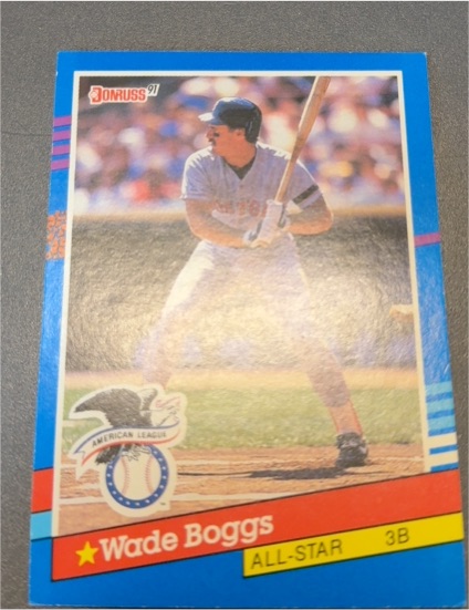 1991 Donruss #55 Wade Boggs All-Star Boston Red Sox — front