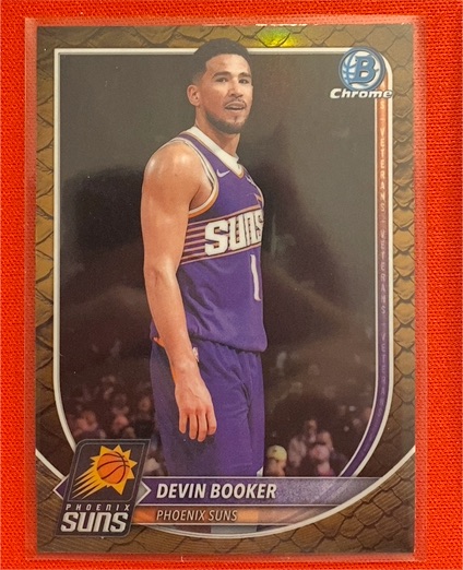2025-26 Bowman Chrome #BCV-124 Devin Booker — front