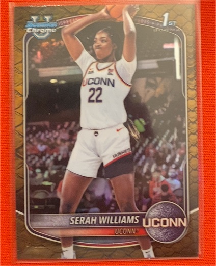 2025 Bowman Chrome Basketball #BCP-31 Serah Williams — front