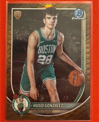 2025-26 Bowman Chrome #BCV-28 Hugo González — front