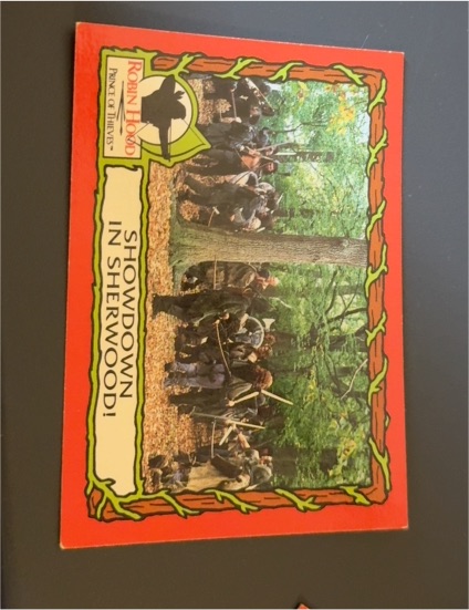1991 Topps Robin Hood Prince of Thieves #29 Showdown In Sherwood — front