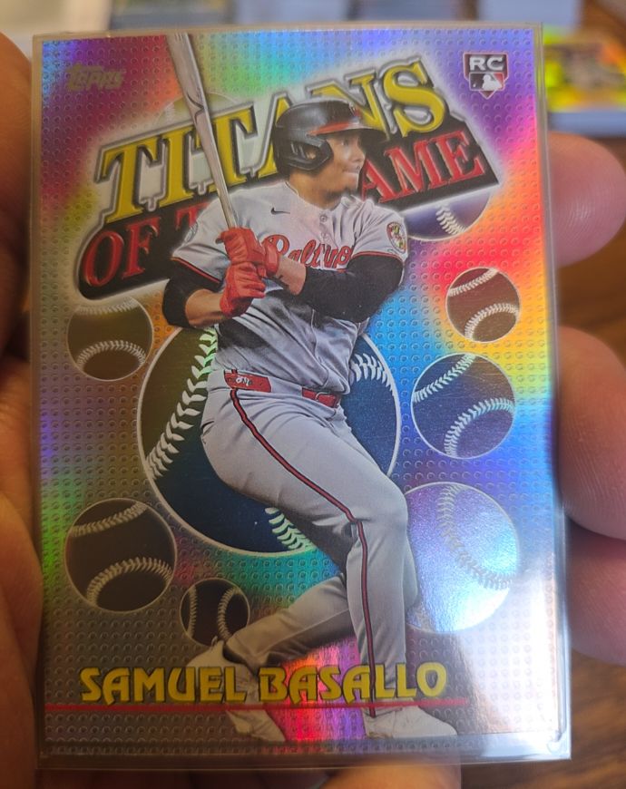 2026 Topps Series 1 #TOG-10 Samuel Basallo — front