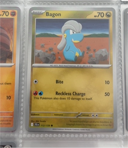 2022 Pokémon Journey Together #112 Bagon — front
