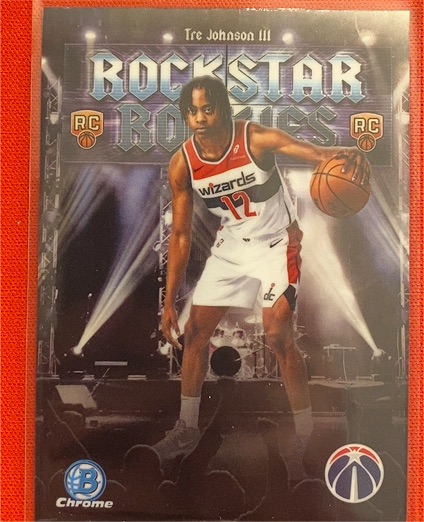 2025-26 Bowman Chrome #RR-6 Tre Johnson III — front