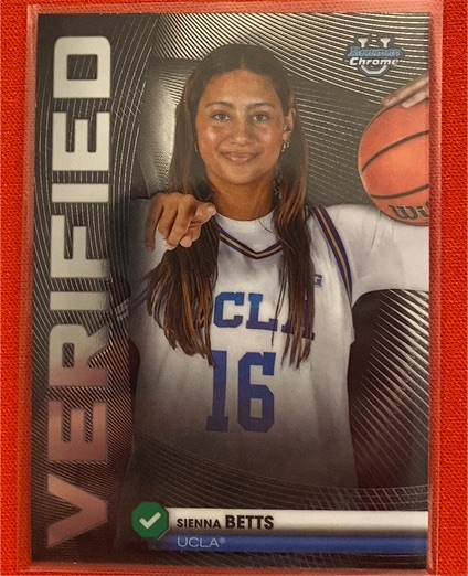 2025-26 Bowman Chrome #BV-6 Sienna Betts — front
