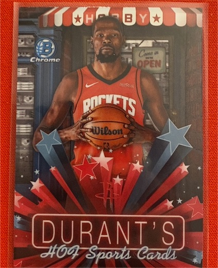 2025-26 Bowman Chrome Hobby Stars #HS-12 Kevin Durant — front