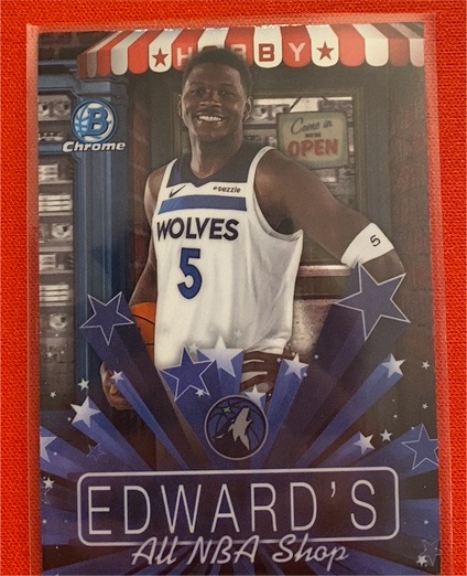 2025-26 Bowman Chrome #HS-14 Anthony Edwards — front