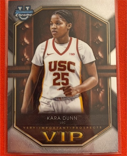 2025-26 Bowman Chrome VIP #VIP-13 Kara Dunn — front